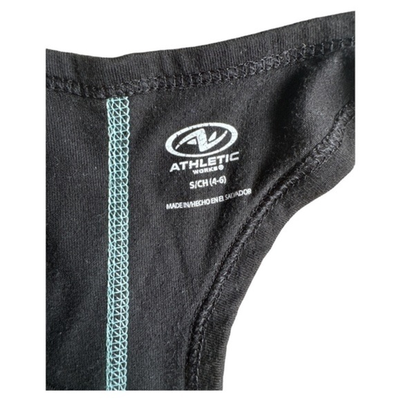 Athletic Works, size small, black racerback tank top, graphic “ No Bad Days “ - Picture 6 of 8